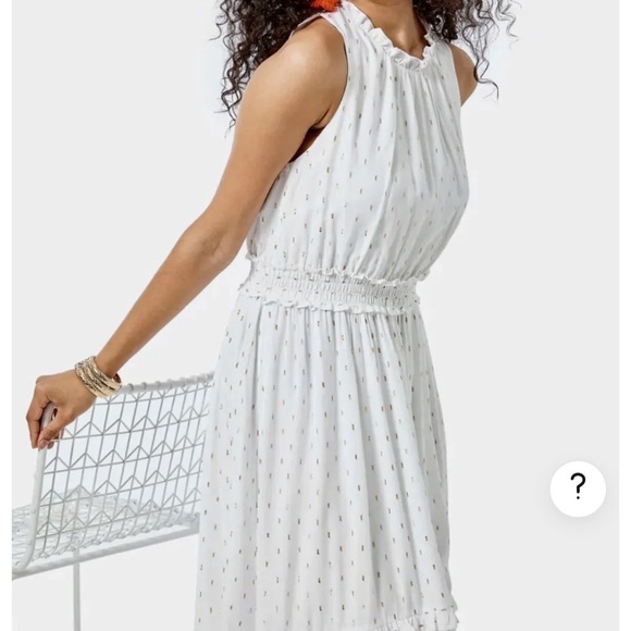 Lilly Pulitzer Dresses & Skirts - Lilly Pulitzer Resort White Clip Chaya Tiered Midi Dress